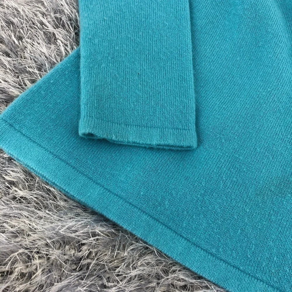 Field Gear Women's S Petite Blue Snowman Sequin Long Sleeve Round Neck Sweater - Picture 8 of 12